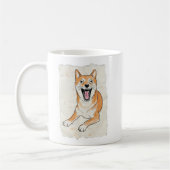 Funny Coworker Gift - Internal Screaming Shiba Inu Koffiemok (Links)