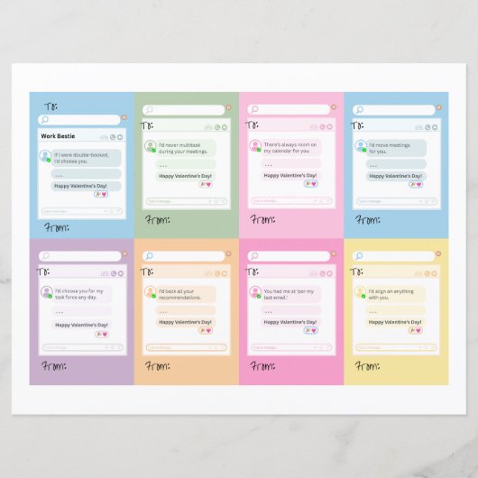 Funny Coworker Valentine, HR-Safe Corporate Humor (Voorkant)