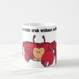Funny Crab Coffee Mok