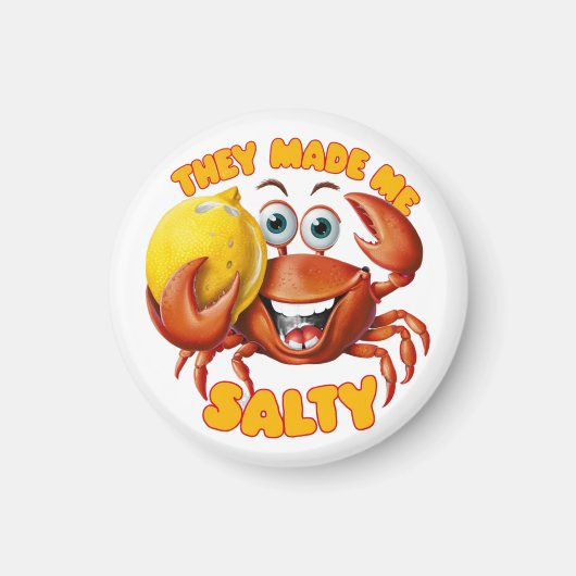 Funny Crab Magneet (Voorkant)