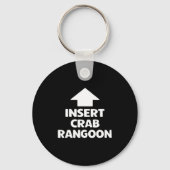 Funny Crab Rangoon Apparel _ Hilarious Foodie  Sleutelhanger (Voorkant)
