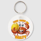 Funny Crab Sleutelhanger (Achterkant)