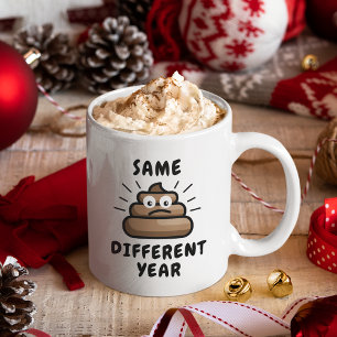 Funny Crap Year kerstcadeau Koffiemok