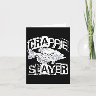 Funny Crappie Vist Freshwater Fish Gift Mannen Wom Kaart