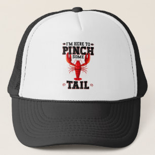 Funny Crawfish Boil, ik ben hier om wat te knijpen Trucker Pet
