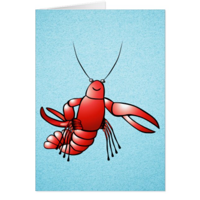Funny Crawfish Lobster (Voorkant)