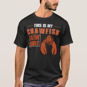 Funny Crawfish Season Boil Crawfish Eten T-shirt