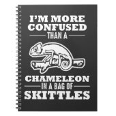 Funny Crawler Pun Chameleon Reptile Lizard Notitieboek (Voorkant)