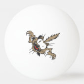 Funny Crazy Cat Pingpongballen (Achterkant)