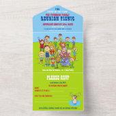 FUNNY Crazy Family Reunion Invitation (À l'intérieur)