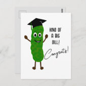 Funny Creative Afstuderen Pun Dill Afstuderen kaar Briefkaart (Voorkant / Achterkant)