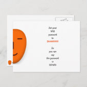 Funny Creative Wifi Password Idea Quote Joke Humor Briefkaart (Voorkant / Achterkant)