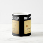 Funny Credit Card Coffee Mug (Centre)