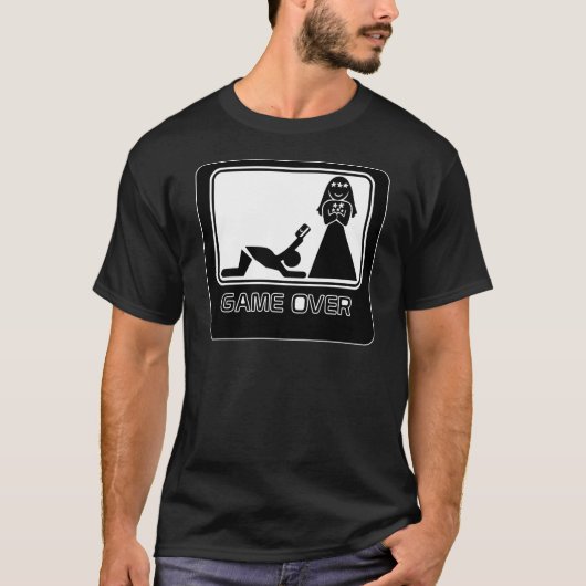 Funny Credit Card Game Over T-shirt (Voorkant)