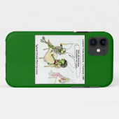 Funny Cricket lignes de ramassage iPhone 5 Coque (Dos (Horizontal))