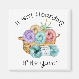 Funny Crochet Gepersonaliseerd Magneet