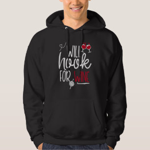 Funny Crochet Hook Crafting Shirt zal afhakken voo