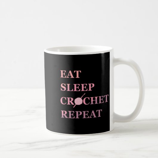 Funny Crochet Quote  Koffiemok (Rechts)