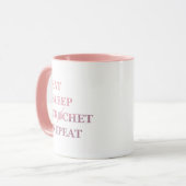 Funny crochet quote mok (Voorkant links)