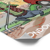 Funny Crocodile Boerderij Poster (Hoek)