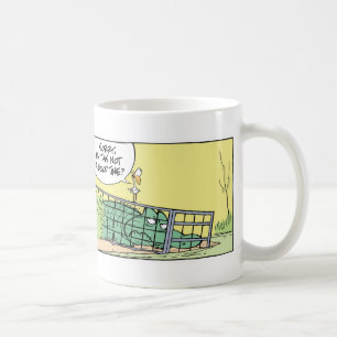 Funny Crocodile Cage Comic Koffiemok