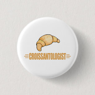 Funny Croissant Ronde Button 3,2 Cm