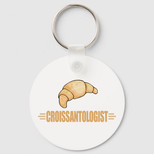 Funny Croissant Sleutelhanger (Voorkant)