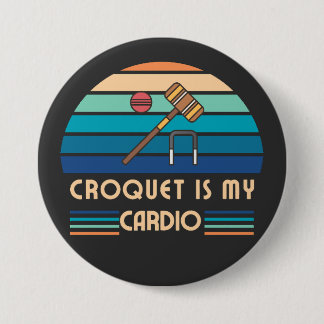 funny croquet ronde button 7,6 cm