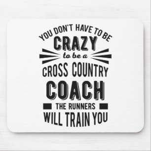 Funny Cross Country Coach Crazy Muismat
