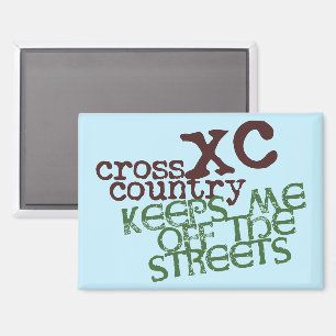 Funny Cross Runcountry © houdt me van straat. Magneet
