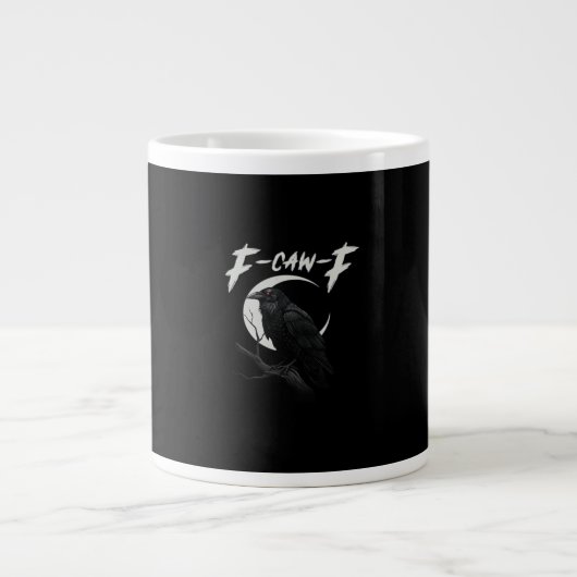 Funny Crow Essential Creative Casual Extra Grote Beker (Voorkant)