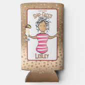 Funny Cruise Beach Vacation for her Foam Drink (Achterkant)