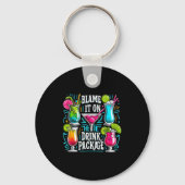 Funny Cruise Blame It On The Drink Package Family  Sleutelhanger (Voorkant)