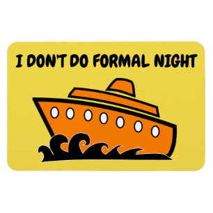 Funny Cruise Cabin Deur Magnet - Formele nacht Magneet