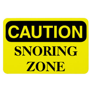 Funny Cruise Cabin door Magnet - Snoring Zone Magneet