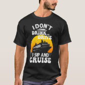 Funny Cruise Design for Men Cruise Vacking T-shirt (Voorkant)