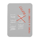 Funny Cruise Deurenteller aan de Gym Buffet Magneet (Verticaal)