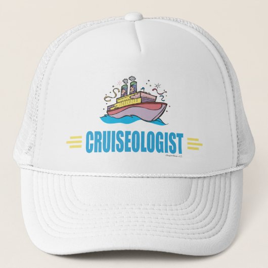 Funny Cruise Ship Trucker Pet (Voorkant)