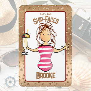 Funny Cruise Shipdeur voor haar Drink Magneet