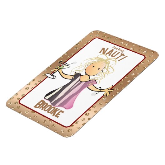 Funny Cruise Shipdeur voor haar Roos Gold Magneet (Linkerzijde)