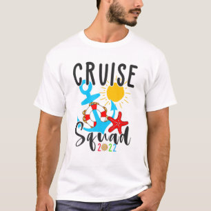 Funny Cruise Squad 2022 Sailing Crupical T-shirt