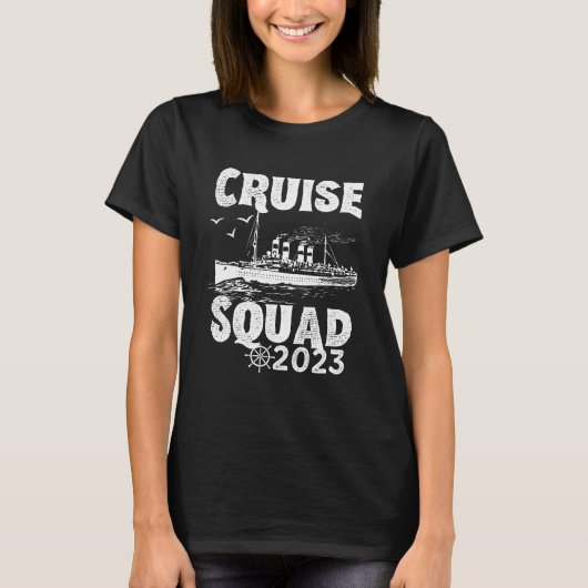 Funny Cruise Squad 2023 - Vacation  T-shirt (Voorkant)
