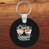 Funny Cruise Squad 2026 Summer Vacation Matching F Sleutelhanger (Voorkant)