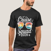 Funny Cruise Squad 2026 Summer Vacation Matching F T-shirt (Voorkant)