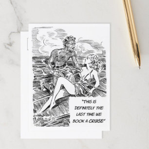 Funny Cruising Travel Carte postale