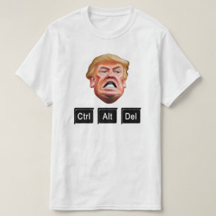 Funny CTRL ALT DEL Impeach Trump - Anti Trump T-shirt