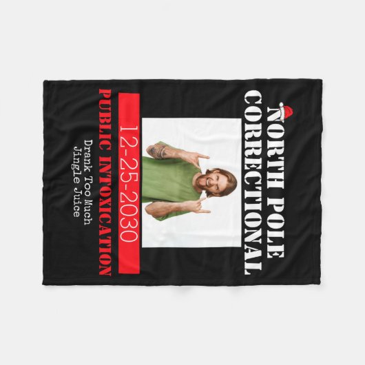 Funny Cture Matching Family Christmas Pajama  Fleece Deken (Voorkant (Horizontaal))