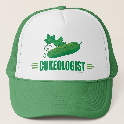 Funny Cucumber Trucker Pet (Voorkant)