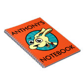 FUNNY CUG CHIEN CARNET SPIRAL (Côté Droit)
