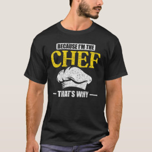Funny Culinal Cook Chef Pet Food Cooking Hobby Ch T-shirt